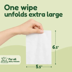 Pack Of 8/Bag Mini Flushable Wet Wipes - Thumbnail Image 3