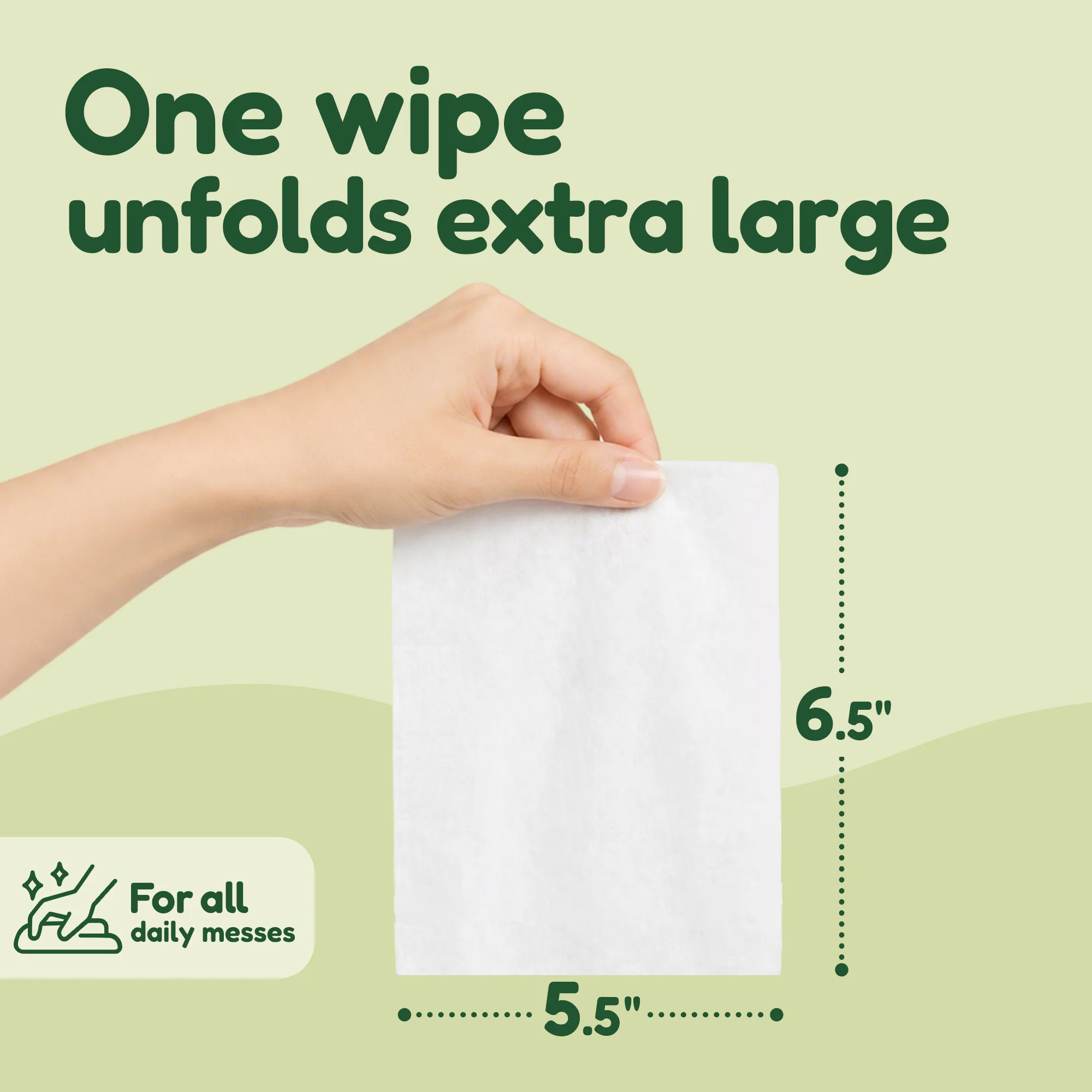 Pack Of 8/Bag Mini Flushable Wet Wipes - Image 3