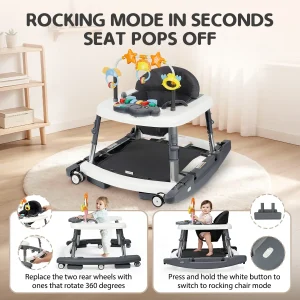 Baby Walker Adjustable Height Walker - Thumbnail Image 3