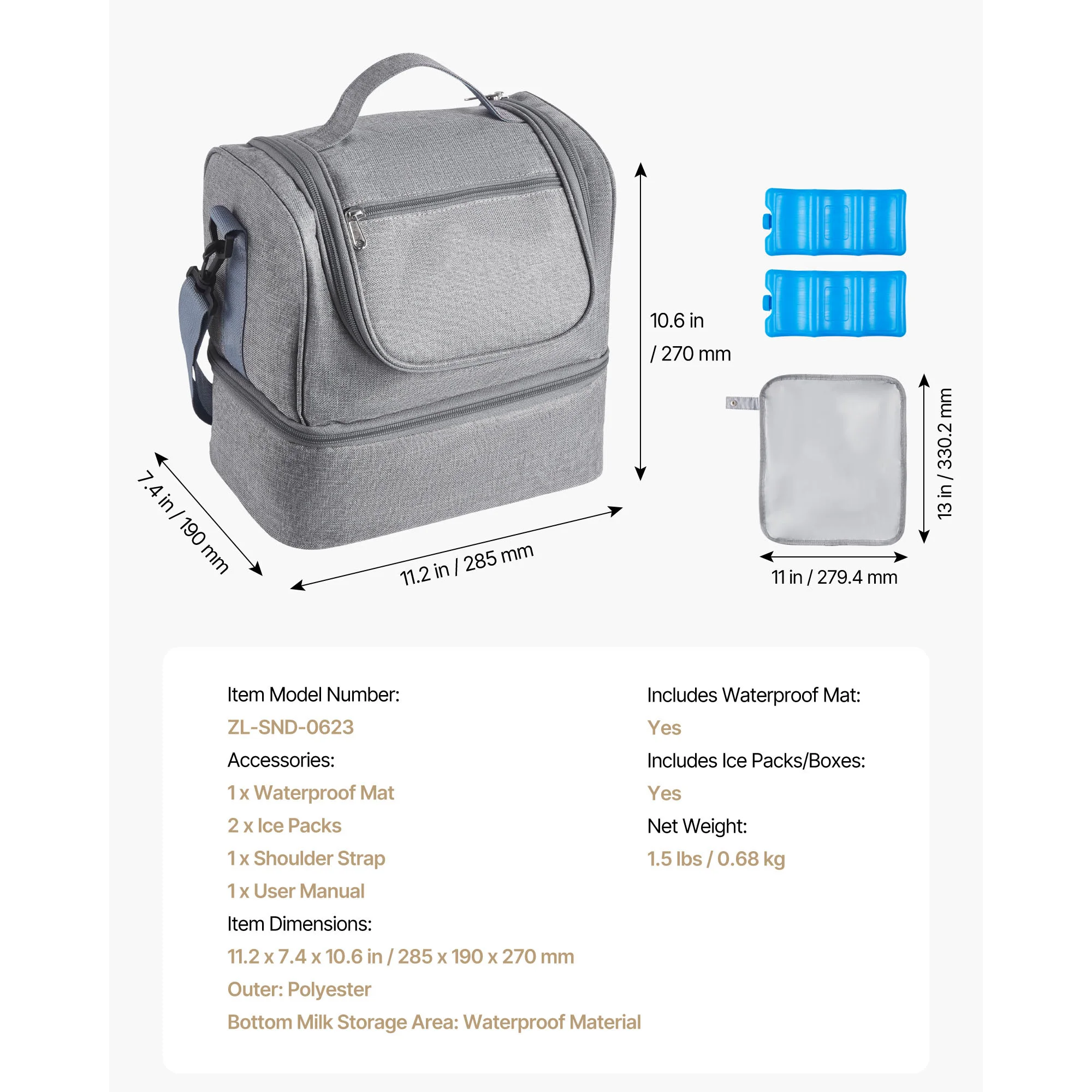SucceBuy Breast Pump Bag - Image 1