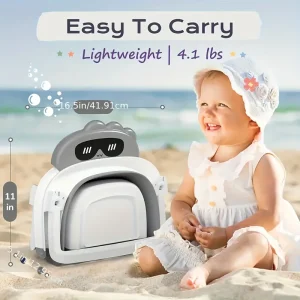 Foldable Baby Bath Set with Temperature Monitor - Thumbnail Image 7