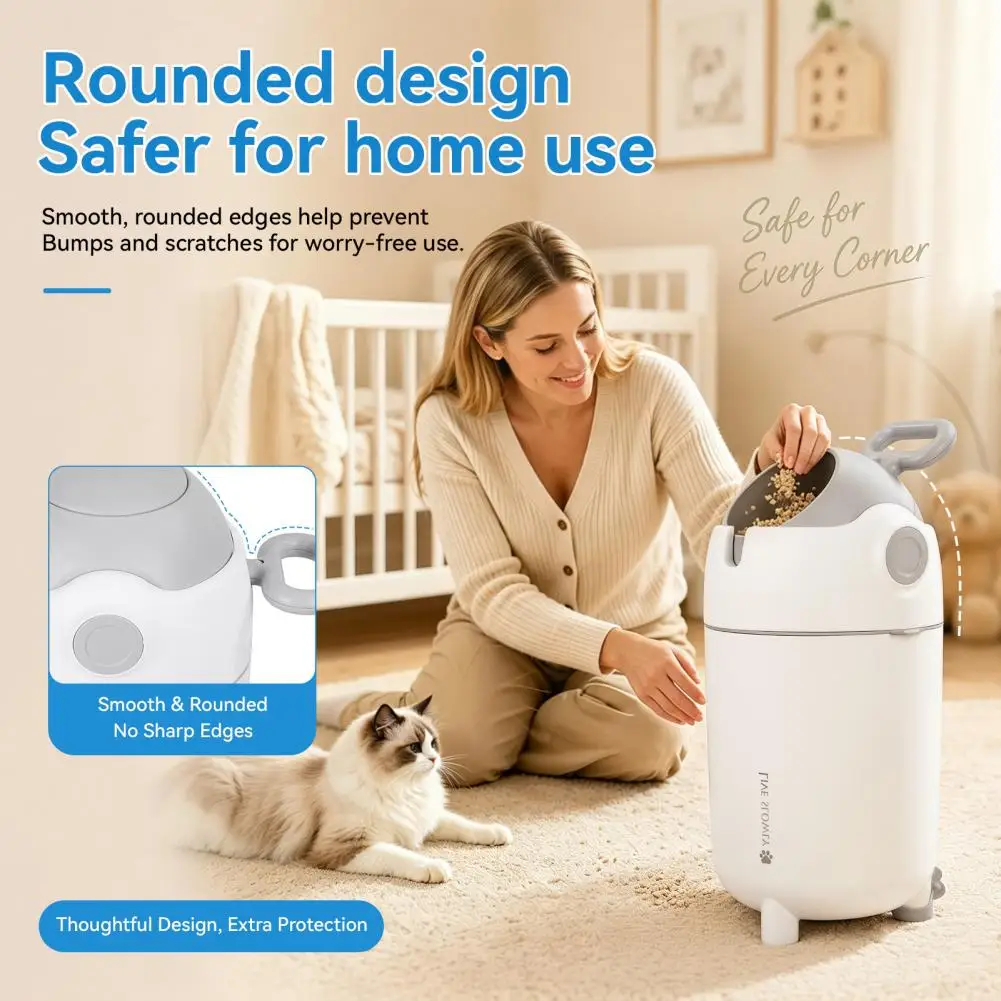 Garbage Can, Large Capacity Leakproof - Image 6