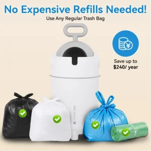 Garbage Can, Large Capacity Leakproof - Thumbnail Image 5
