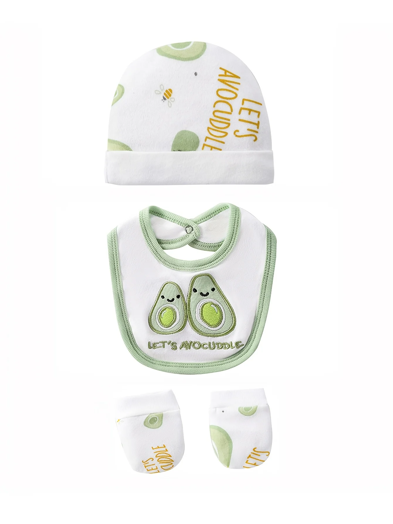 8pcs Newborn Baby Set, 100% Cotton - Image 8