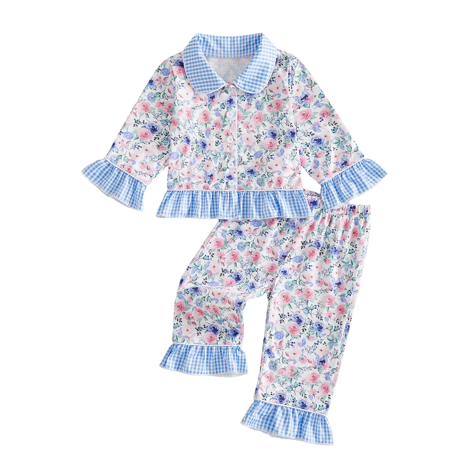 Pajamas Set Long Tops Fall-Pajamas - Image 7