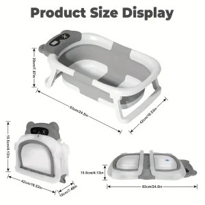 Foldable Baby Bath Set with Temperature Monitor - Thumbnail Image 6