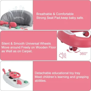 2 in 1 Baby Walker, Toddler Baby Push Walker - Thumbnail Image 6