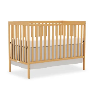 5-in-1 Convertible Baby Crib, Wooden Nursery Crib - Thumbnail Image 3