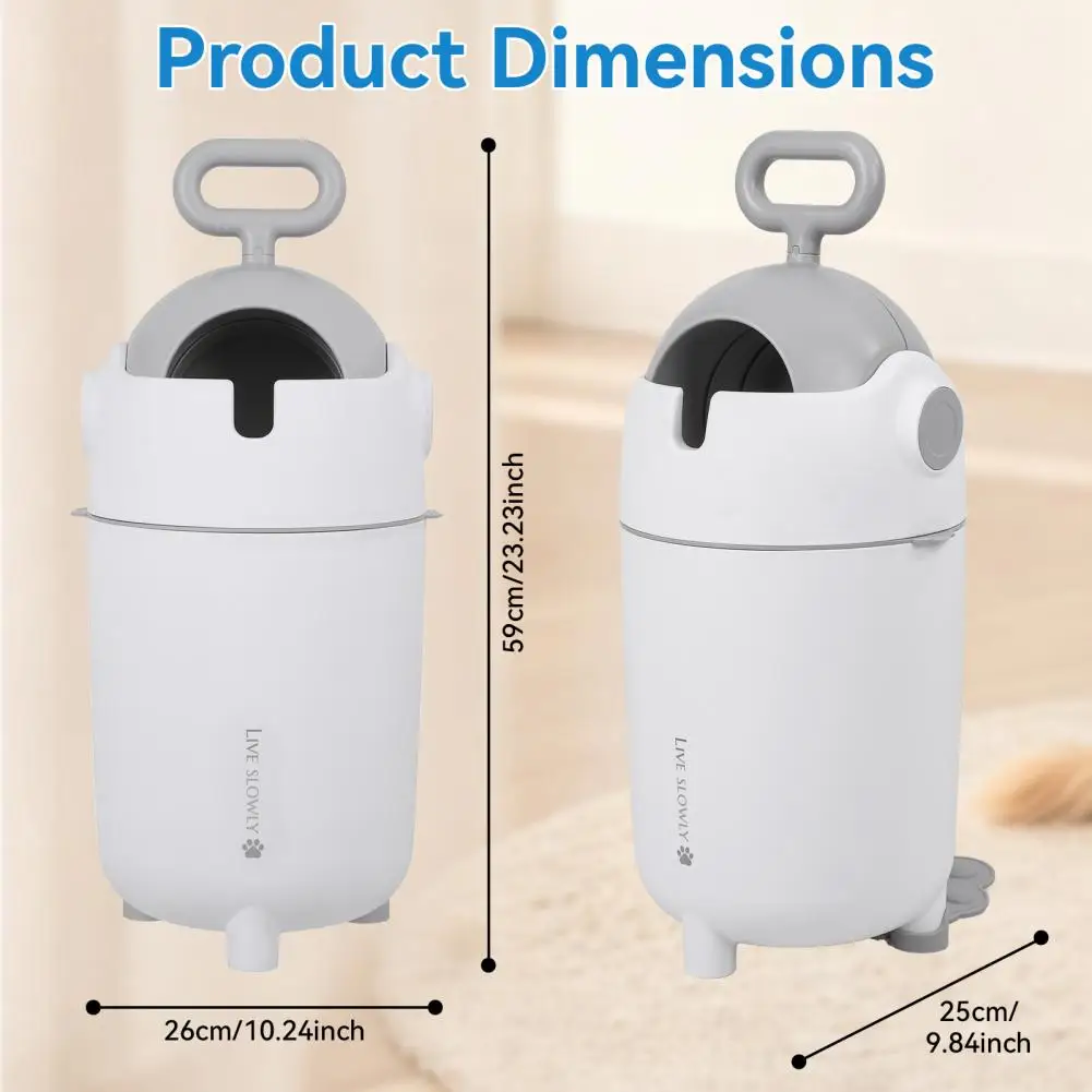 Garbage Can, Large Capacity Leakproof - Image 3