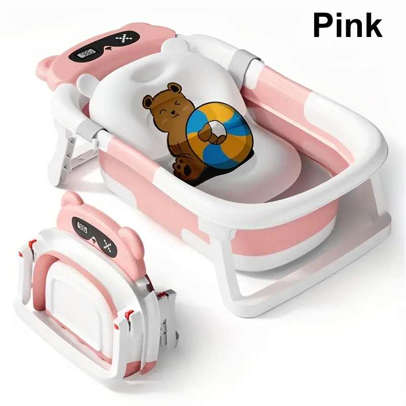 Foldable Baby Bath Set with Temperature Monitor - Image 2