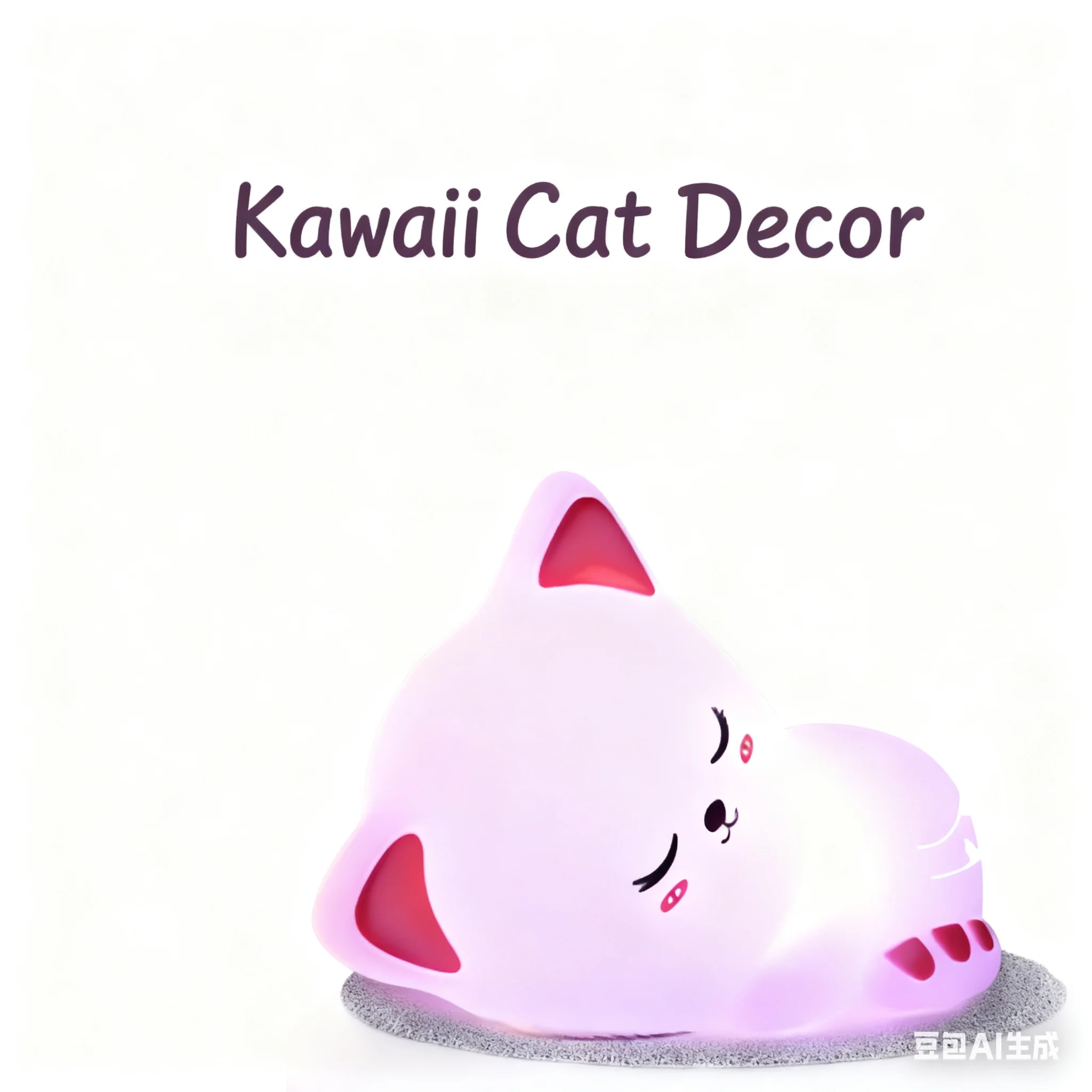 Cute Rechargeable Silicone LED Cat Night Light - Image 5