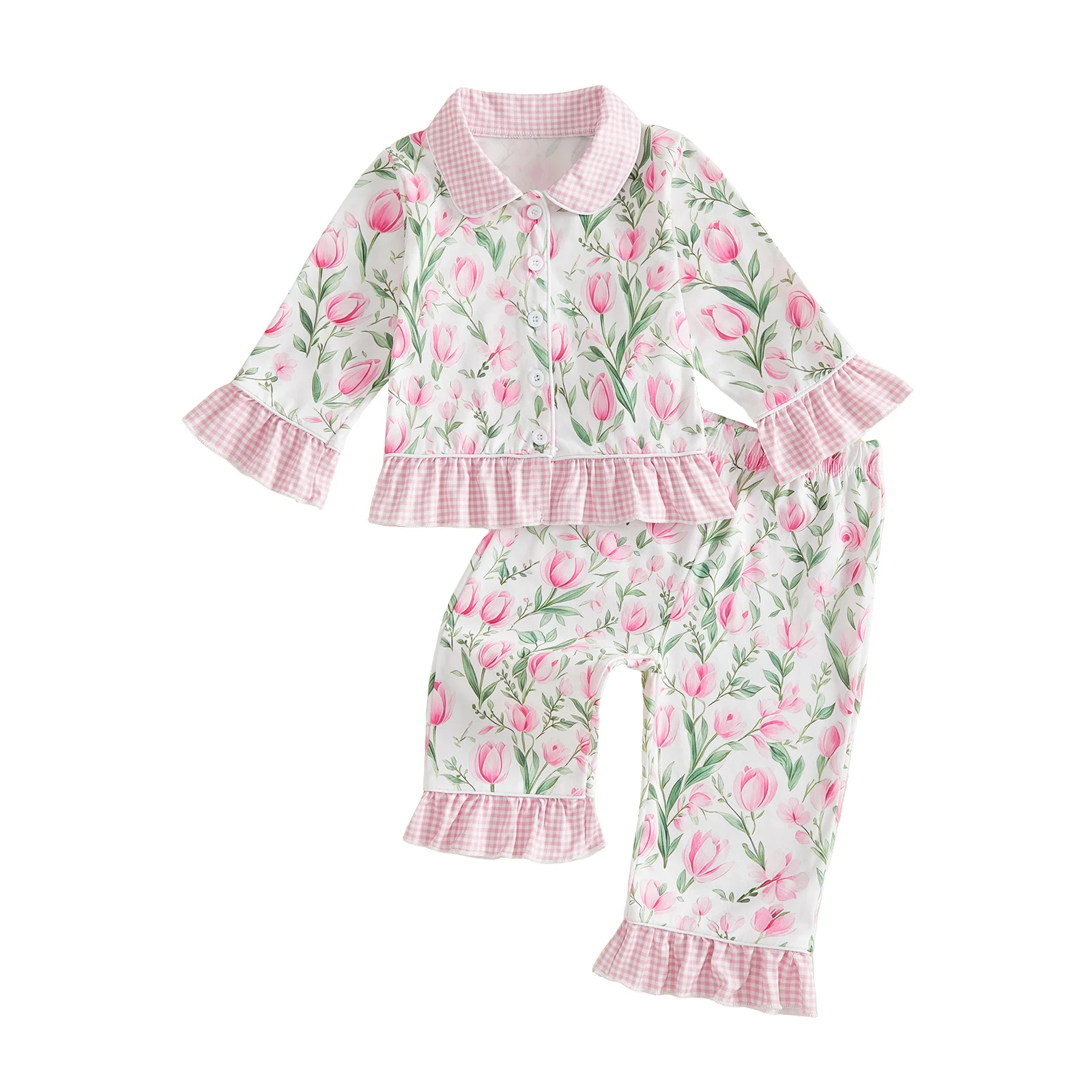 Pajamas Set Long Tops Fall-Pajamas - Image 8