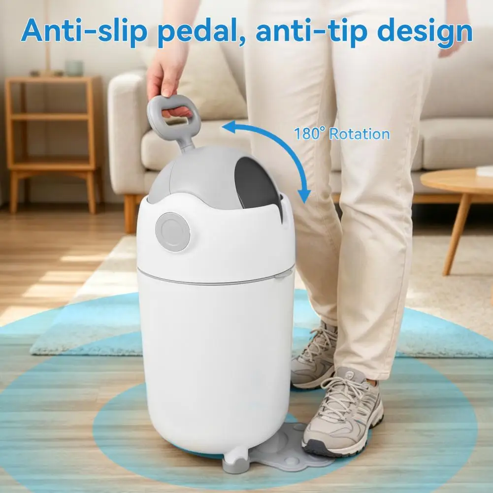 Garbage Can, Large Capacity Leakproof - Image 4