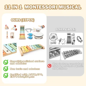 11 in 1 Toddler Musical Instruments - Thumbnail Image 5