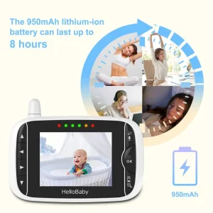 Hello Baby Video Baby Monitor with Camera - Thumbnail Image 6