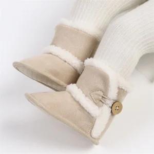 Infant Winter Boots Cozy Fleece Lined Booties - Thumbnail Image 3