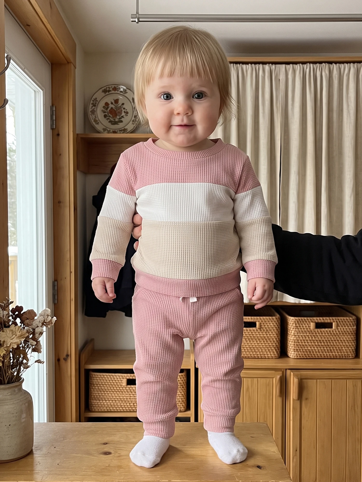 Sweatshirt- Fall Sleeve Toddler Girl - Image 4