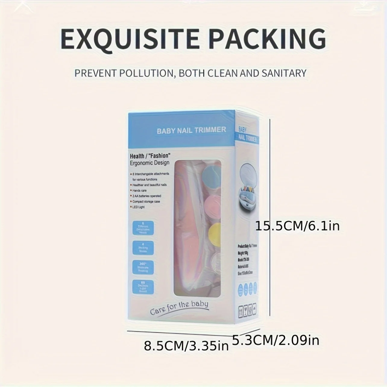 7-in-1 Baby Electrical Nail Trimmer - Image 7