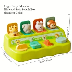 Hide & Seek Pop-Up Animal Switch Box - Thumbnail Image 7