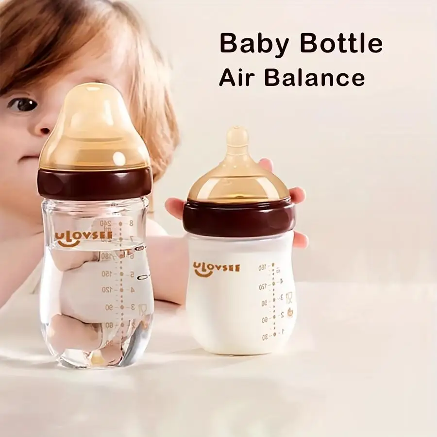 4oz,8oz High Borosilicate Glass Baby Bottles - Image 1