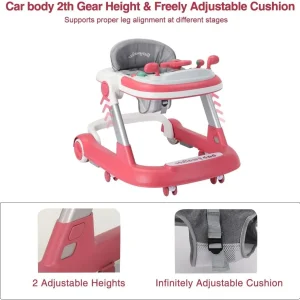 2 in 1 Baby Walker, Toddler Baby Push Walker - Thumbnail Image 4