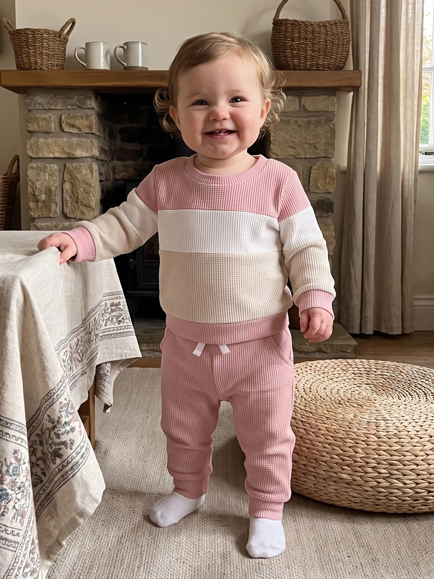 Sweatshirt- Fall Sleeve Toddler Girl - Image 2
