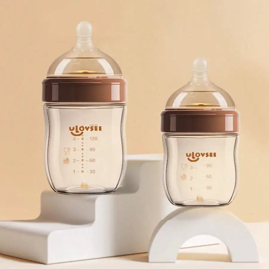 4oz,8oz High Borosilicate Glass Baby Bottles - Image 2