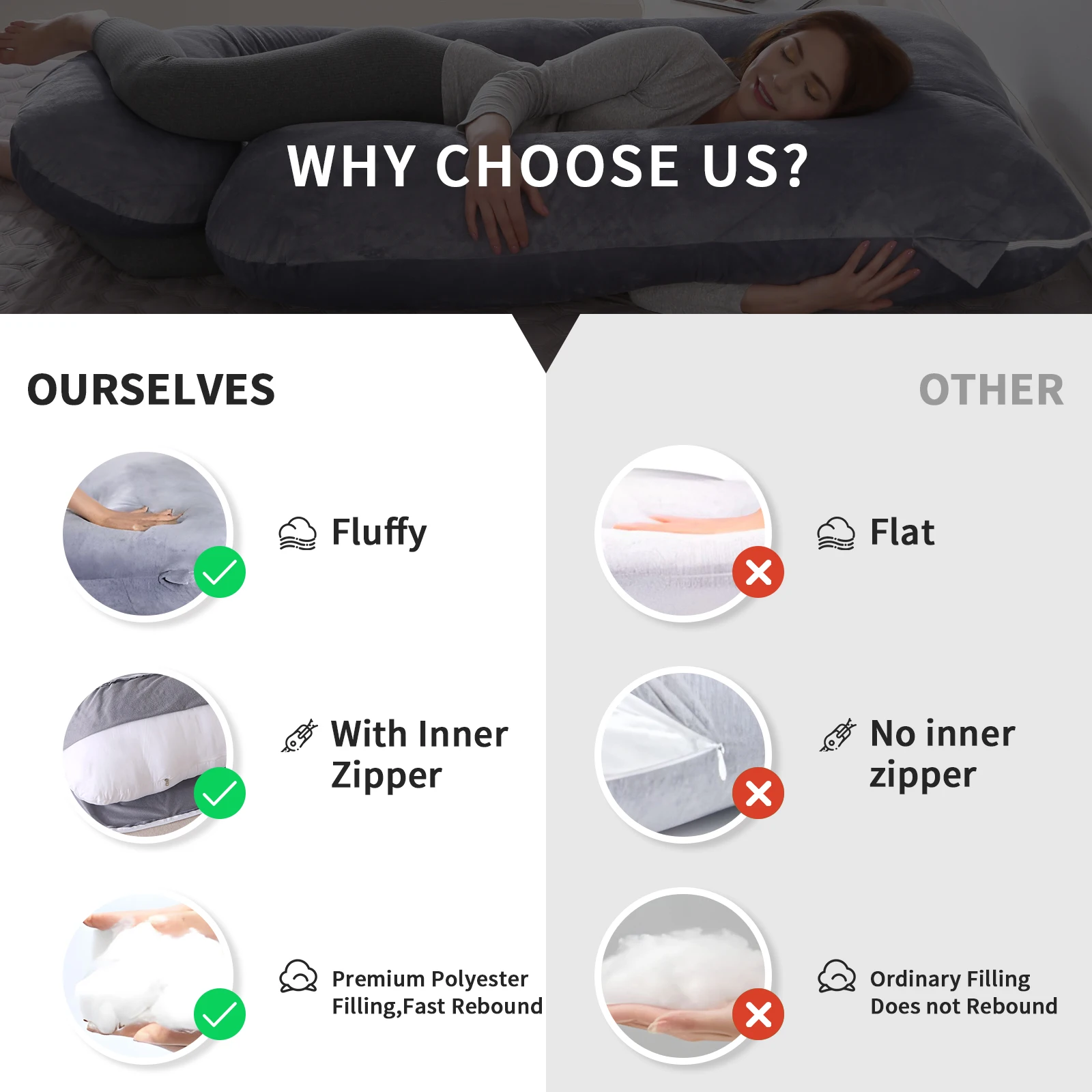 Pregnancy Pillows for Sleeping - Image 7