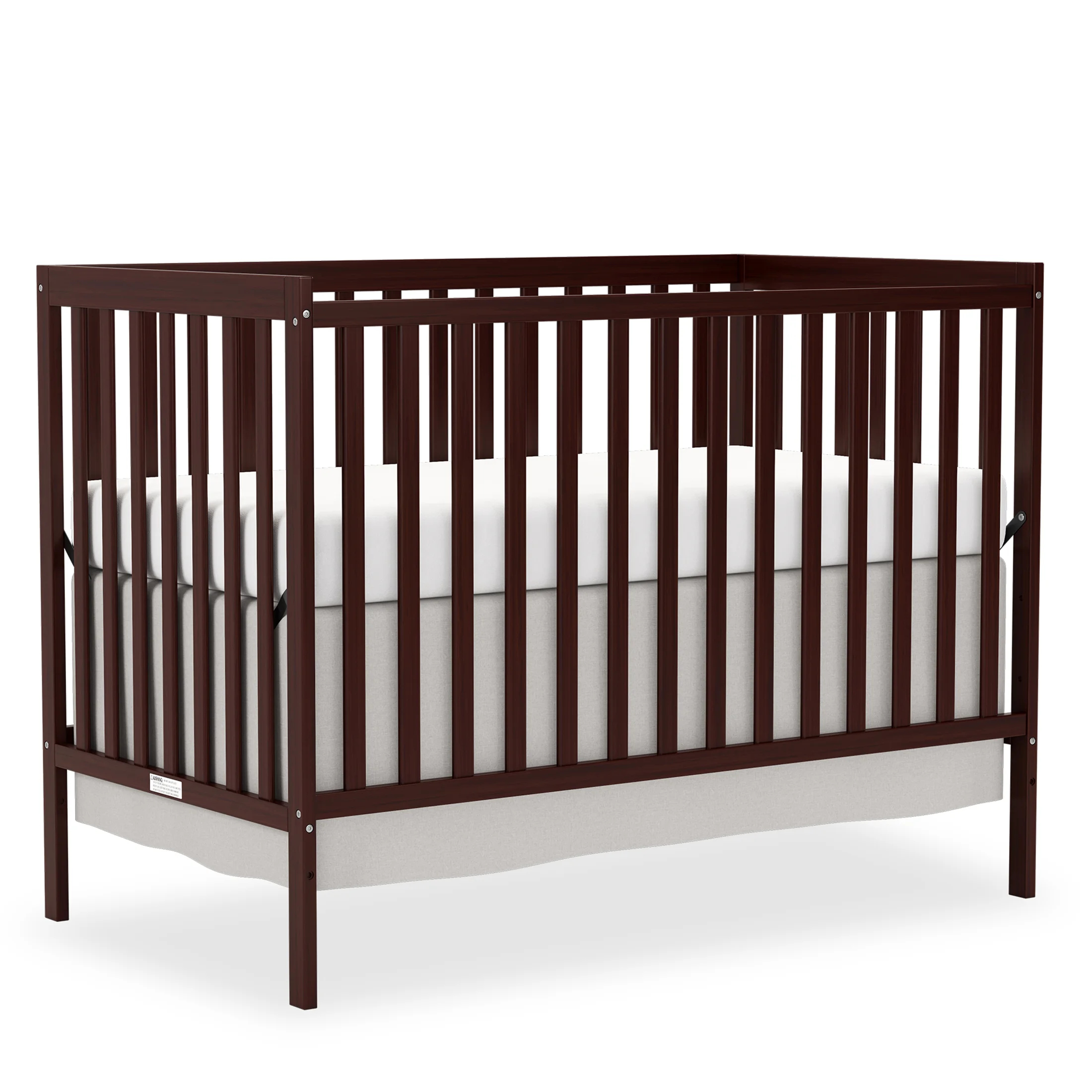 5-in-1 Convertible Baby Crib, Wooden Nursery Crib - Image 1