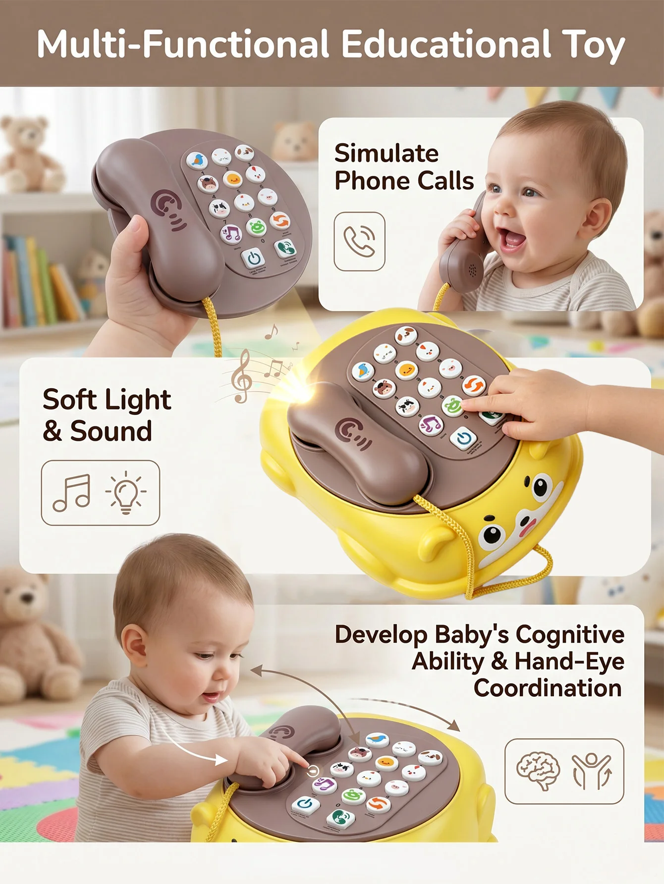 Baby Learning Phone And Remote Toy - Image 3