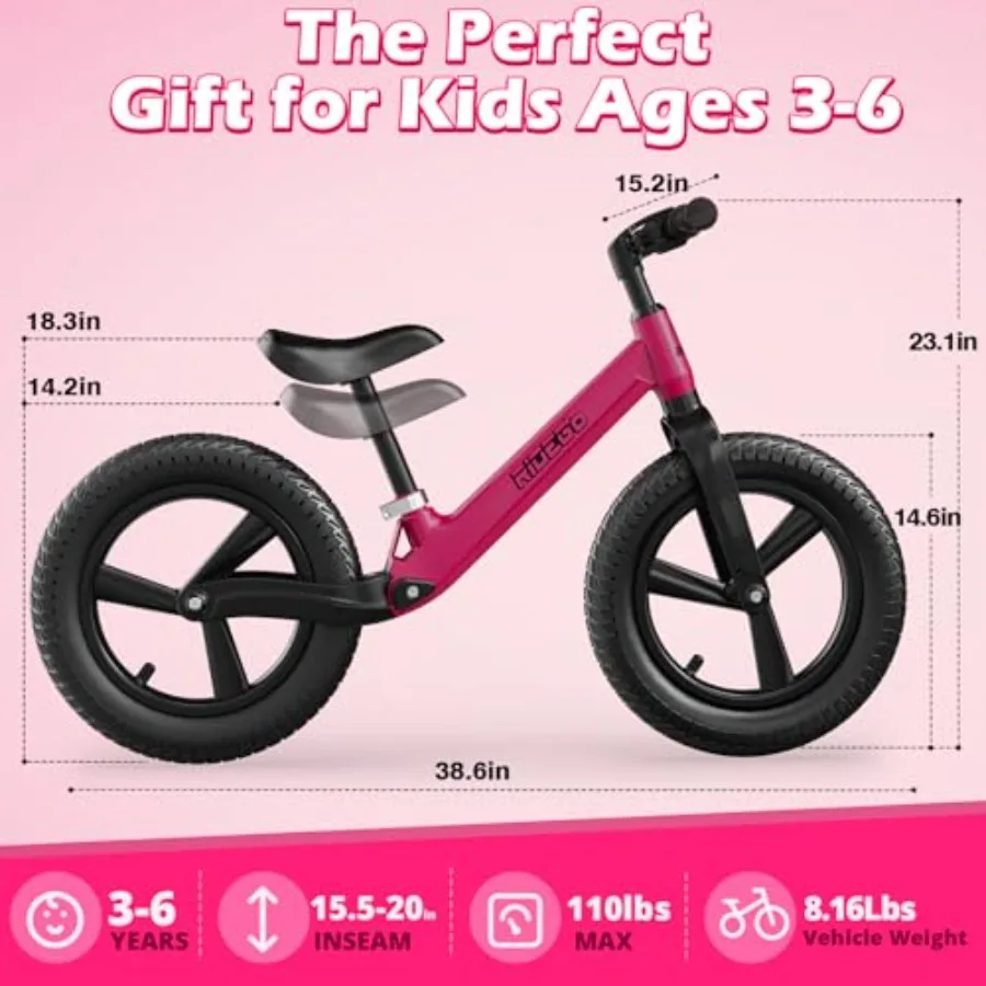 14 Inch Balance Bike for 3-6 Years - Image 6