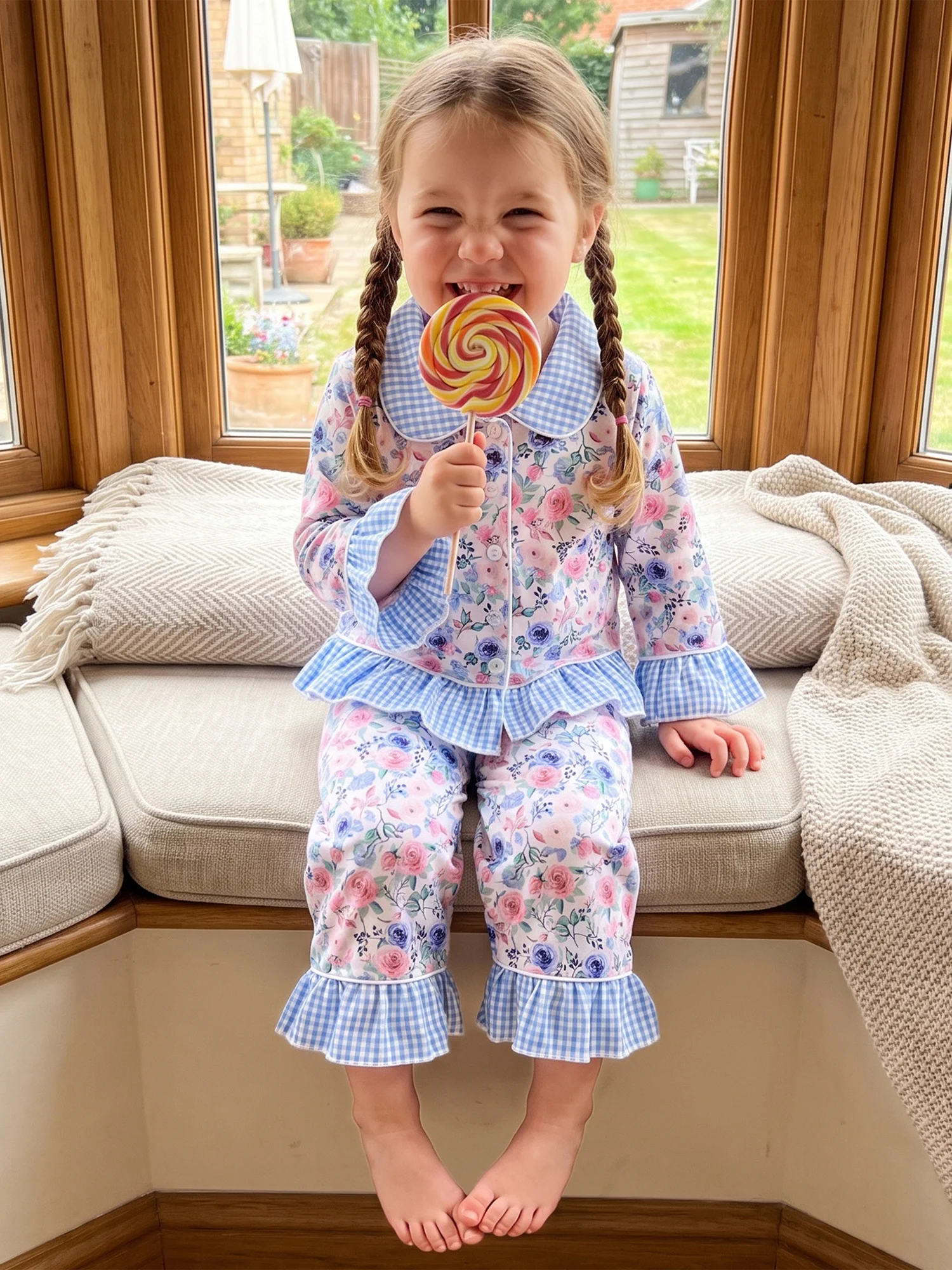 Pajamas Set Long Tops Fall-Pajamas - Image 3