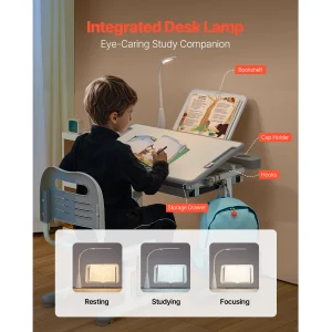 SucceBuy Kids Study Chair and Desk - Thumbnail Image 6