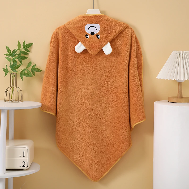 New Coral Fleece Bath Towel for Infants and Children - Image 7