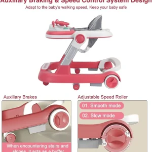 2 in 1 Baby Walker, Toddler Baby Push Walker - Thumbnail Image 7