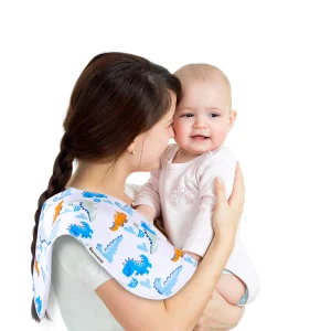 Benoxine 12-Pack 2-in-1 Baby-Boys&Girls Burp Cloths - Thumbnail Image 3