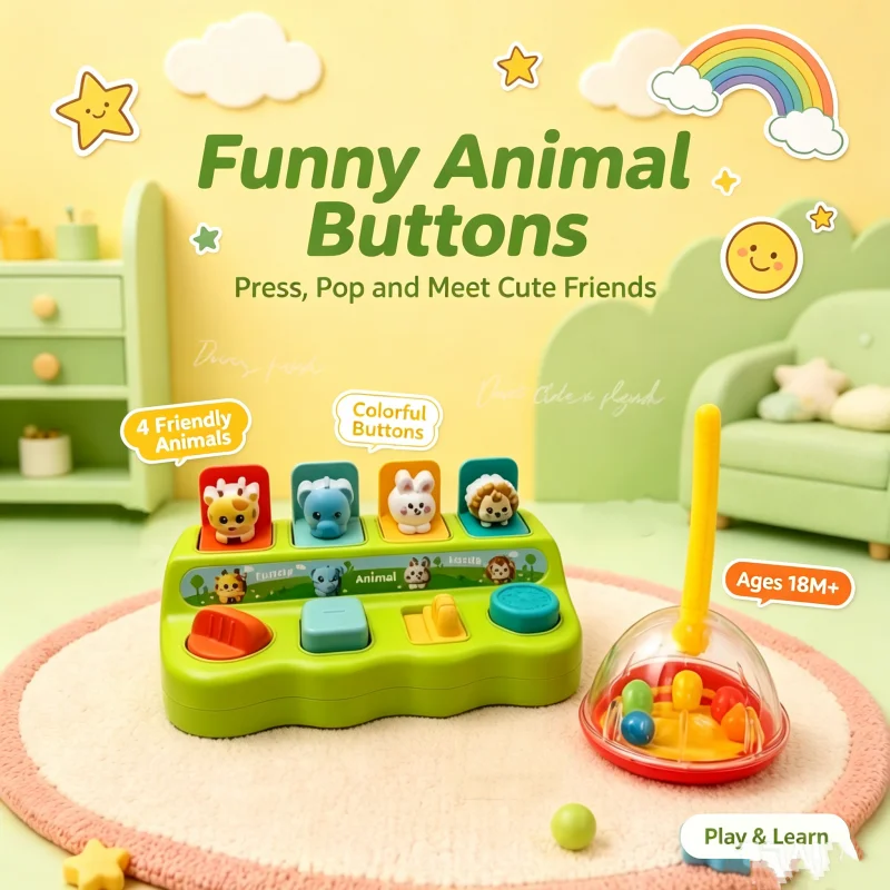 Hide & Seek Pop-Up Animal Switch Box - Image 3
