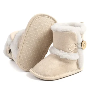 Infant Winter Boots Cozy Fleece Lined Booties - Thumbnail Image 4