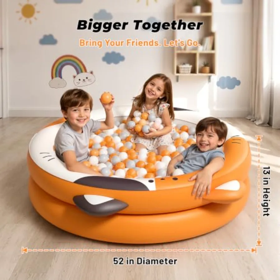 Toddler cat ball pits for indoor play - Image 3