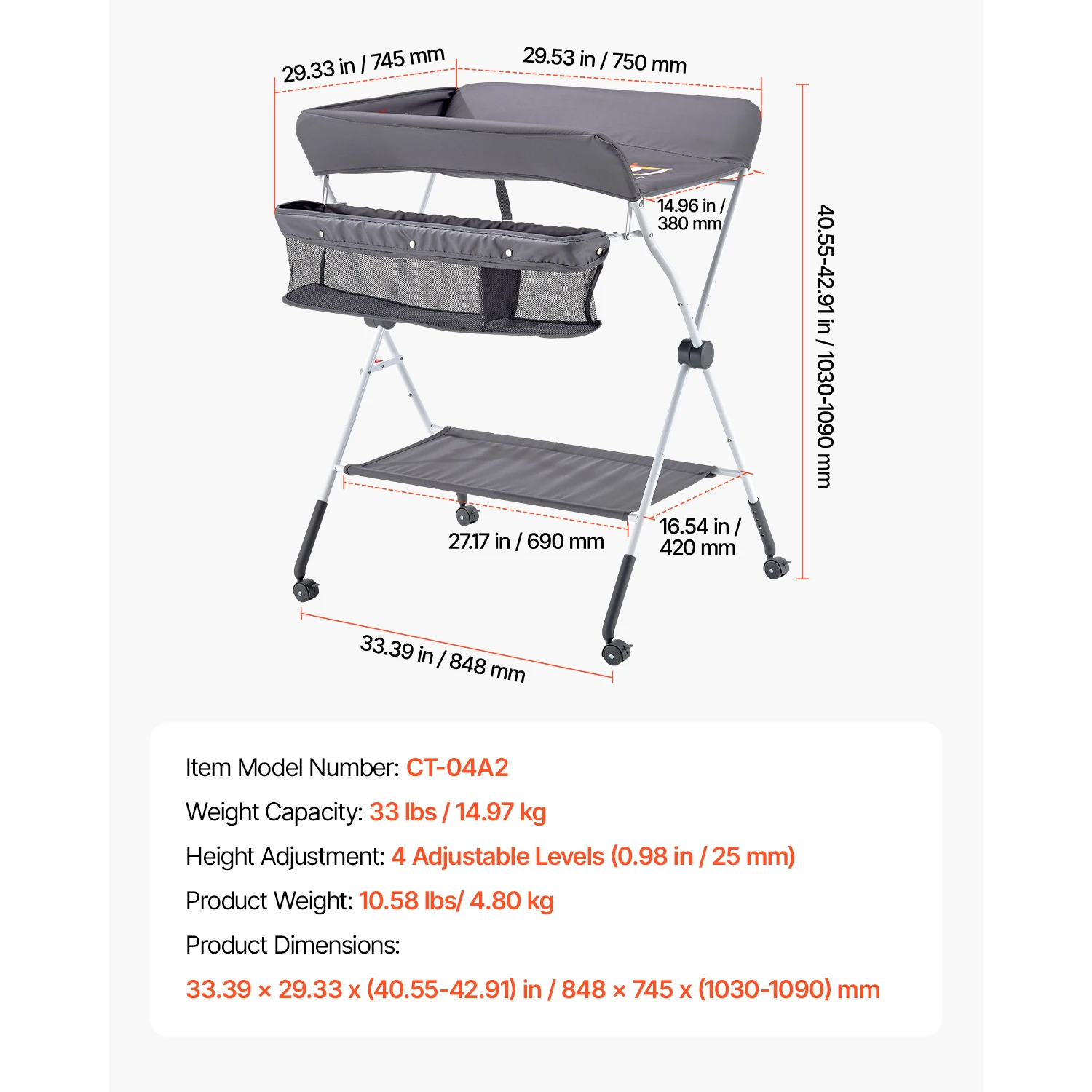 SucceBuy Baby Changing Table - Image 8