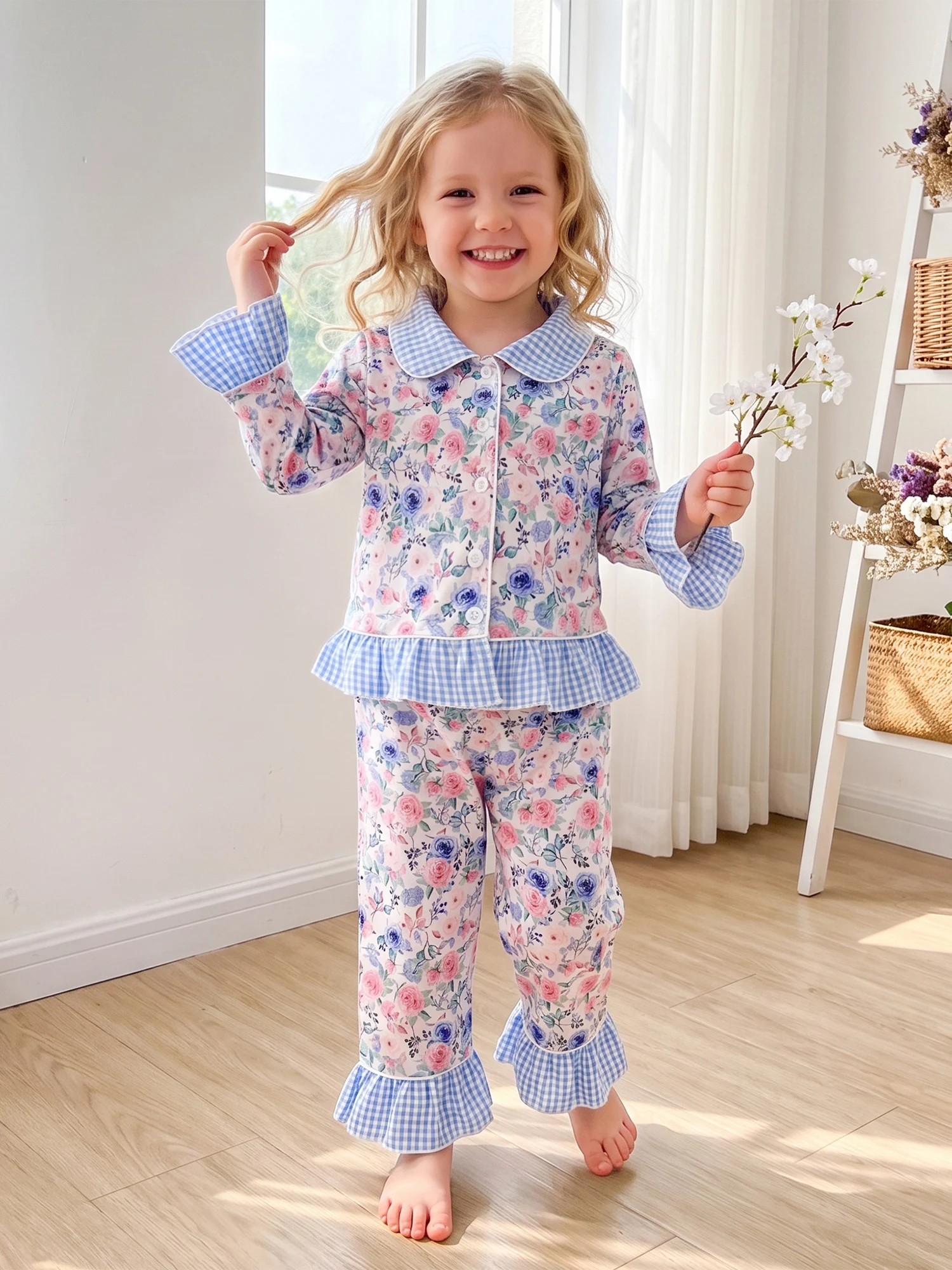 Pajamas Set Long Tops Fall-Pajamas - Image 5