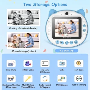 HelloBaby Instant Print Camera with 16GB Memory - Thumbnail Image 2