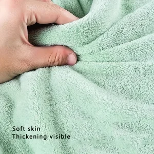 New Coral Fleece Bath Towel for Infants and Children - Thumbnail Image 5