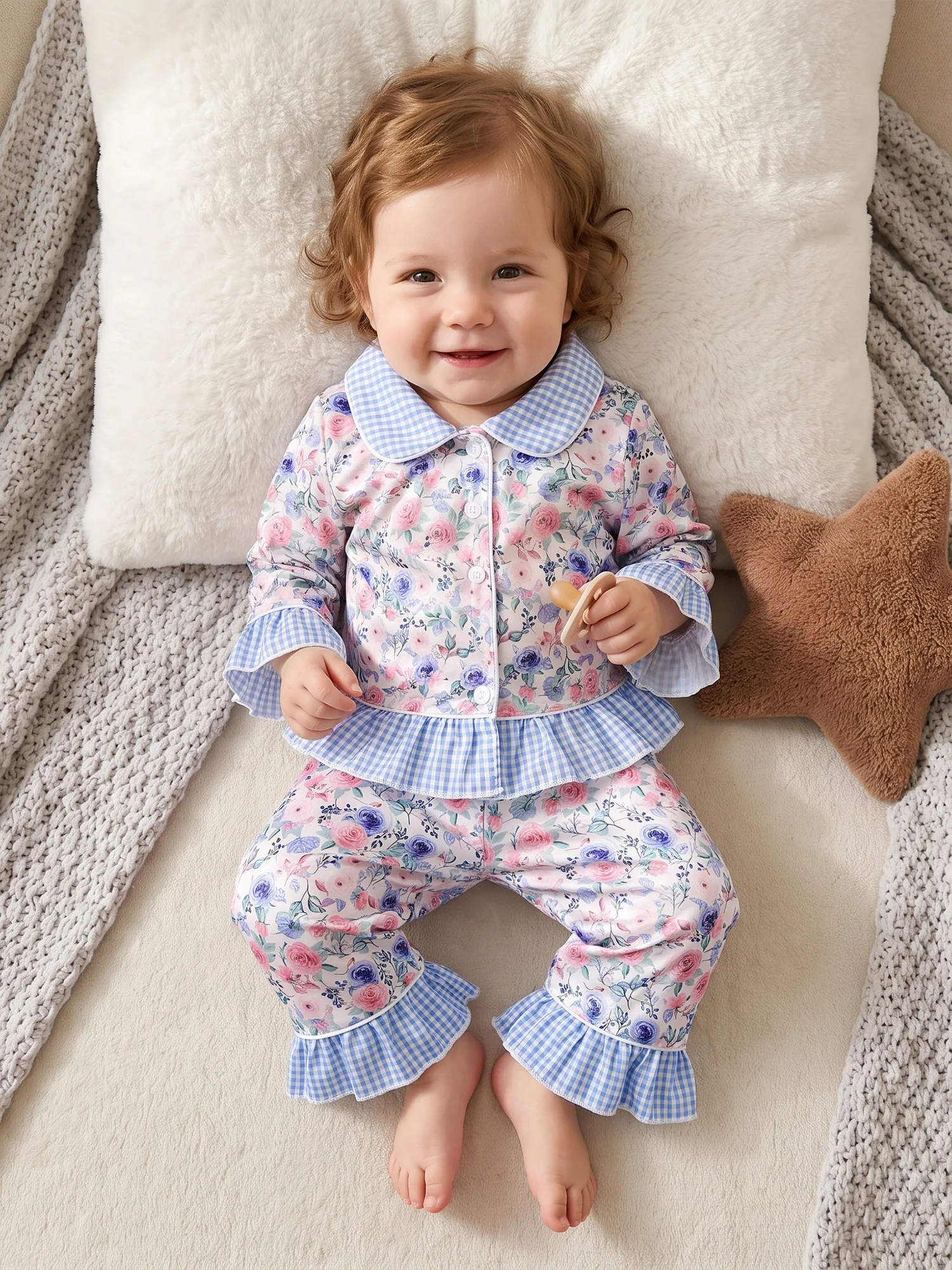 Pajamas Set Long Tops Fall-Pajamas - Image 4