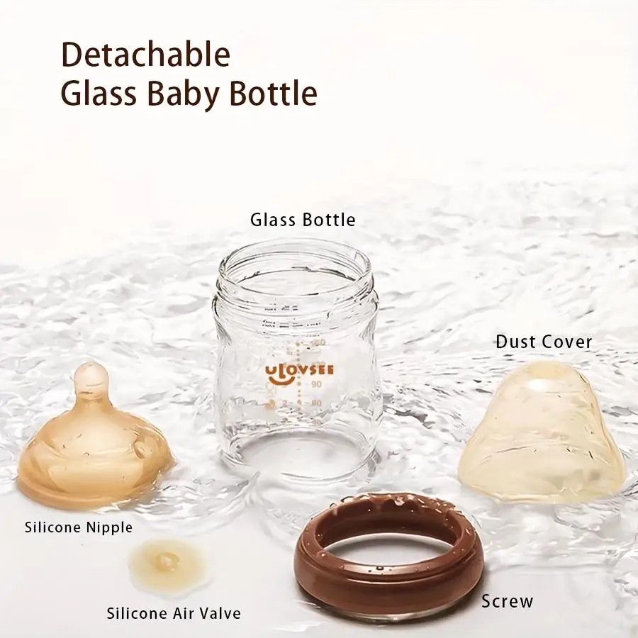 4oz,8oz High Borosilicate Glass Baby Bottles - Image 6