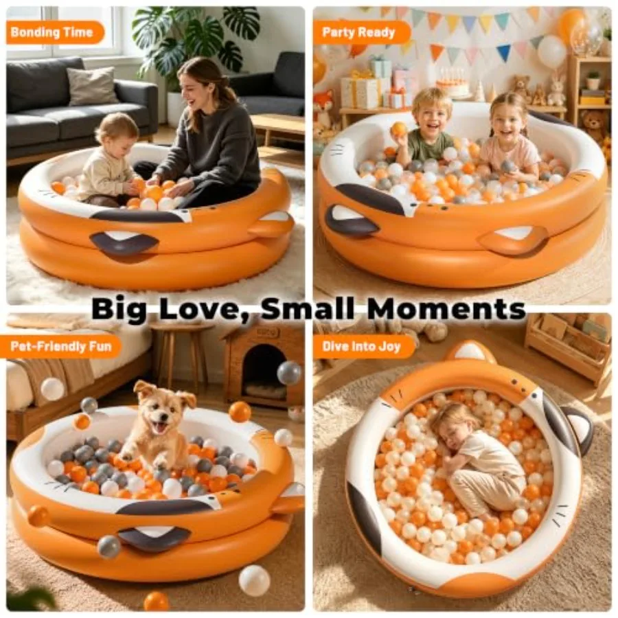 Toddler cat ball pits for indoor play - Image 5