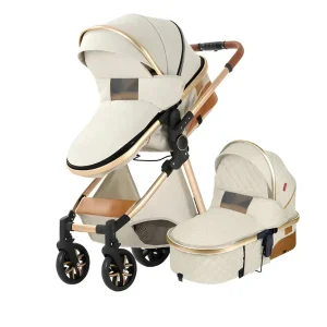 Luxury Travel Pram 3 in 1Baby Stroller - Thumbnail Image 8