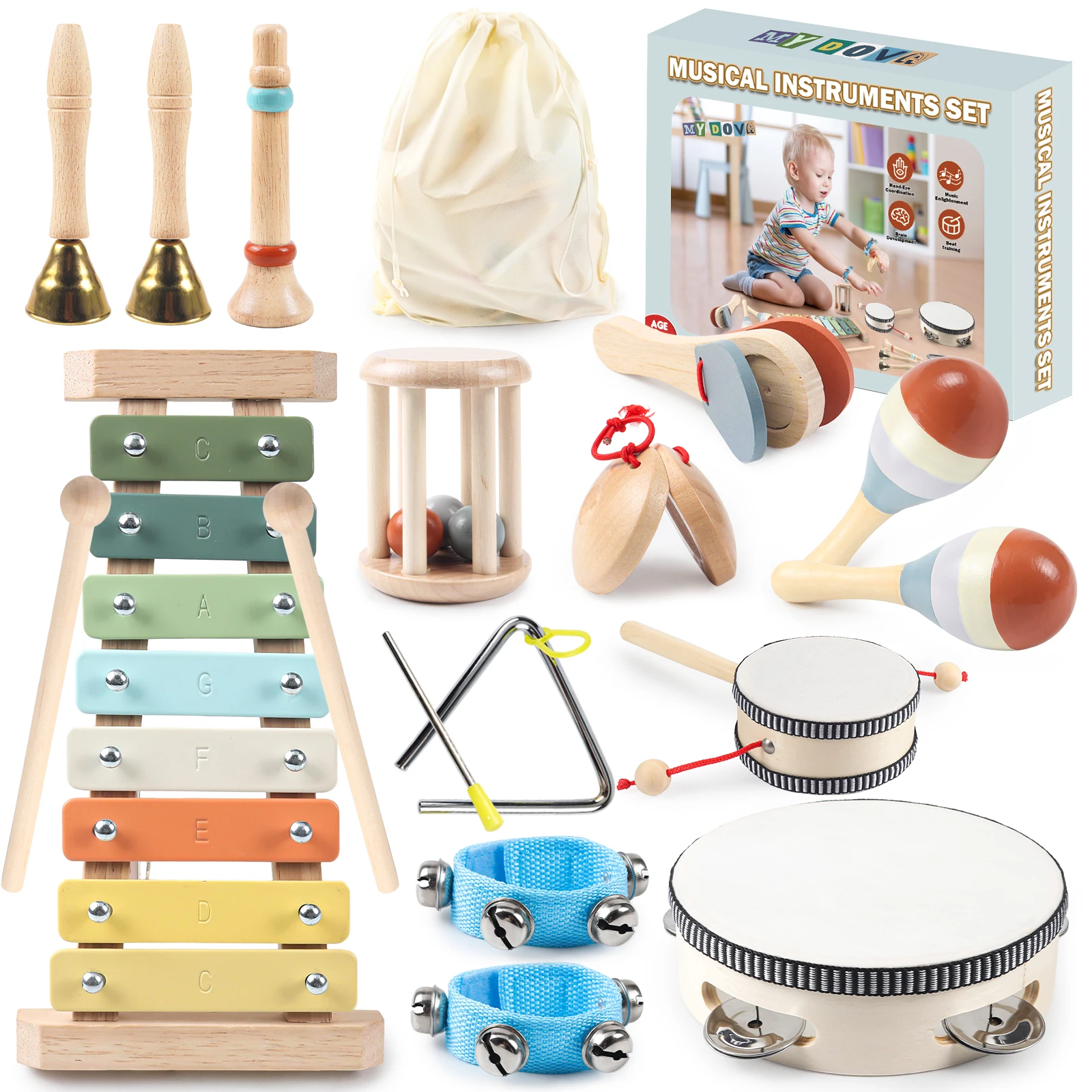 11 in 1 Toddler Musical Instruments - Image 1
