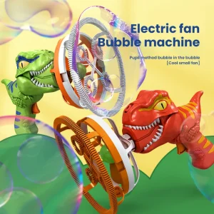 Soap Bubble Gun Dinosaur Electric Blowing - Thumbnail Image 4