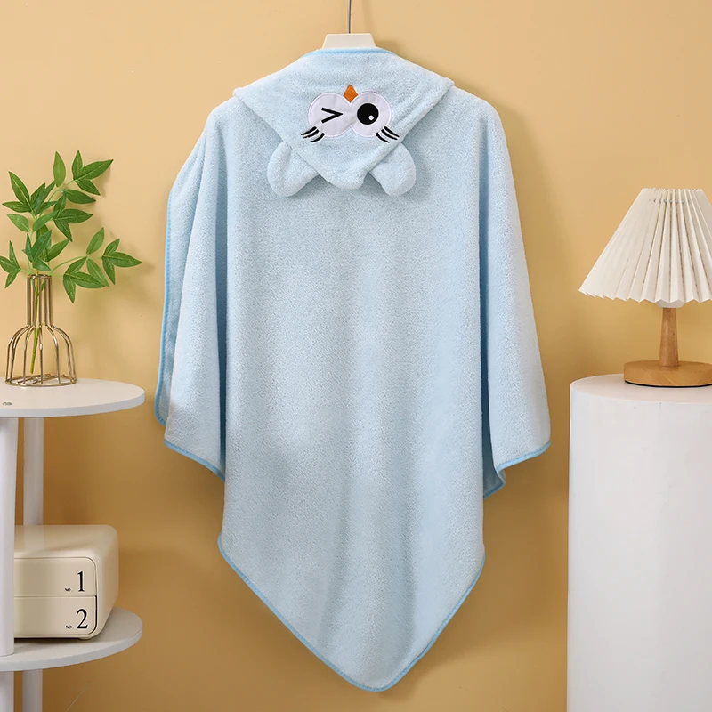 New Coral Fleece Bath Towel for Infants and Children - Image 10